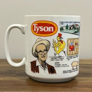 Tyson Chicken RARE 50 Year Anniversary Mug!
